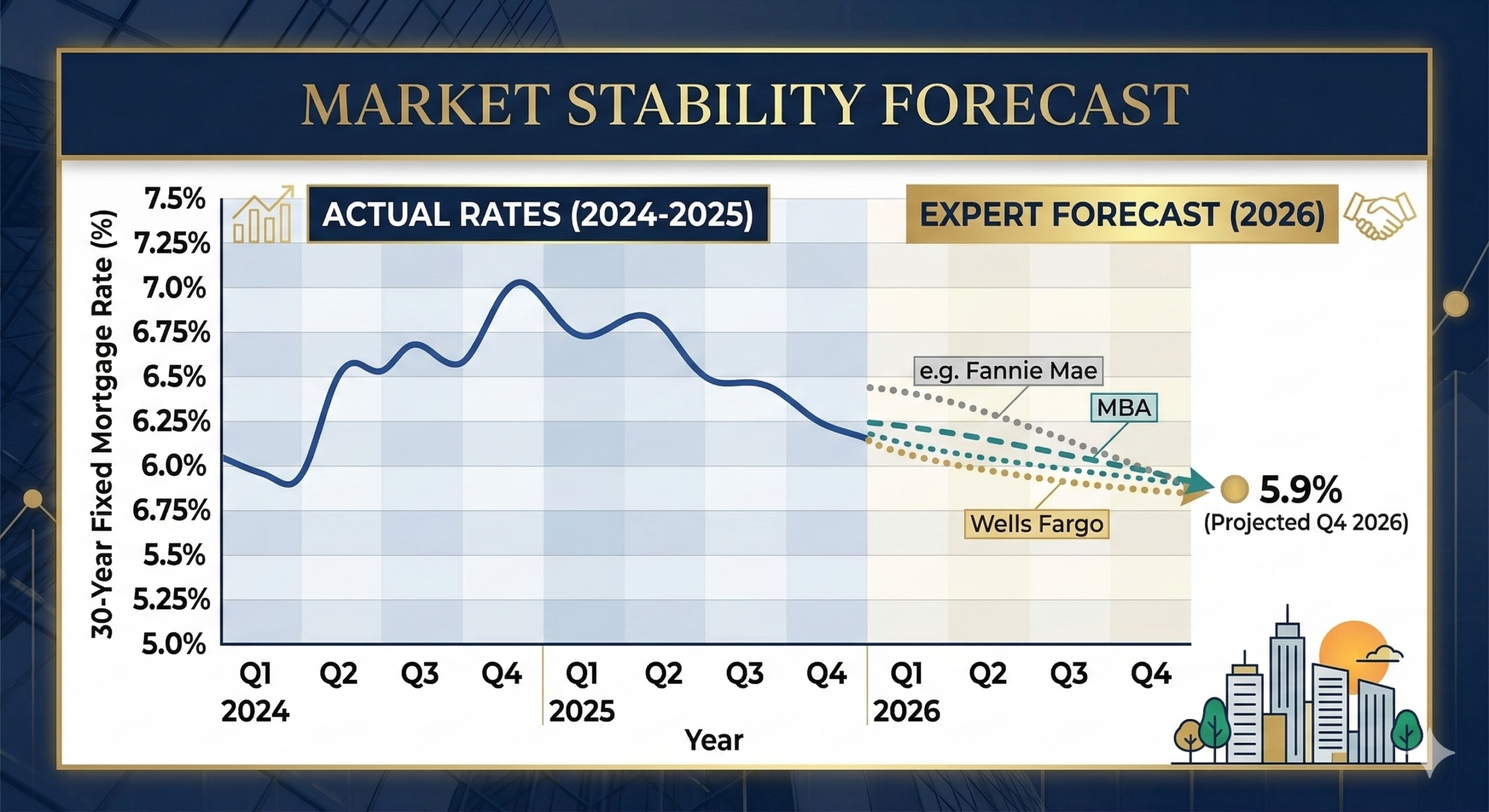 2026 Mortgage Rate Stability Forecast Chart