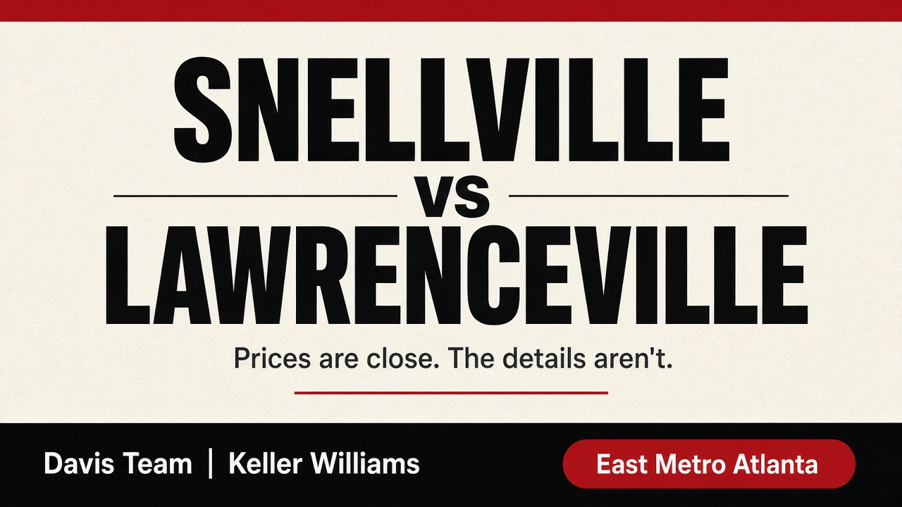 Snellville vs Lawrenceville: Where to Move in East Metro Atlanta