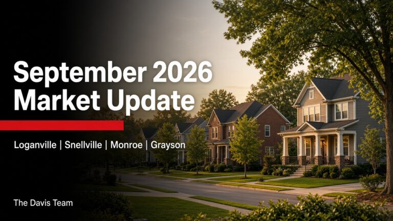 September 2026 real estate market update for Loganville, Snellville, Monroe and Grayson, Georgia