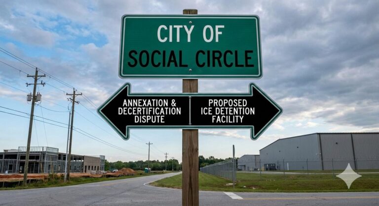 Double Trouble in Social Circle: decertification and mega-projects